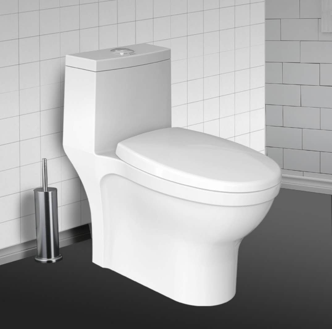 Nine-shepherd silver ion antibacterial key self-cleaning glazed face with toilet bowl 11306 limited to store self-lift