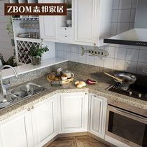 Zhibang Cabinet Custom Kitchen Furnishing Quartz Stone Countertops Eden Time Full House Open Kitchen Cabinet