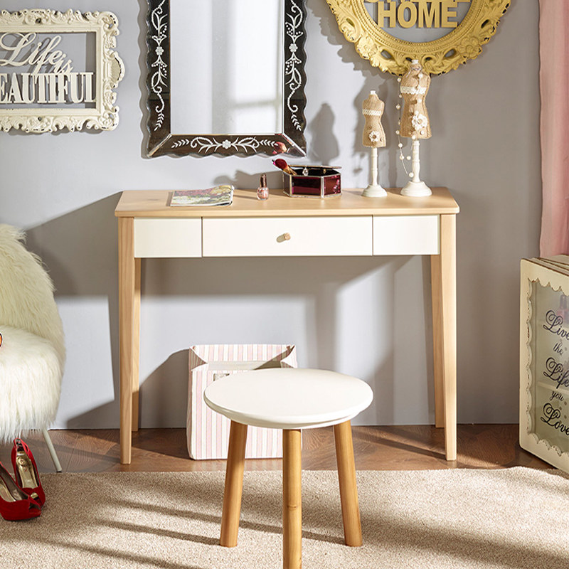 Ximengbao solid wood bedside table simple pine bedside table bedroom single drawer storage cabinet Japanese furniture bedside table