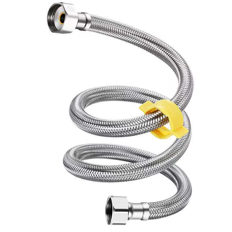 Cloud Rice Stainless Steel Hose Five Gold Accessories High Pressure Pipe Water Inlet Hose Hot And Cold Shower Toilet Water Heater Home