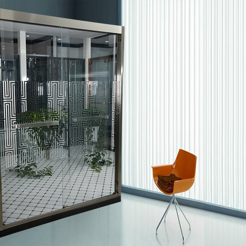 Shiba brand model Sahara double sliding door mirror glass shower room price per square meter