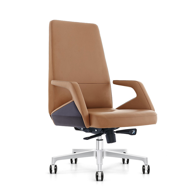 Computer chair Home office chair Ergonomic chair boss chair lift swivel chair cowhide chair president chair