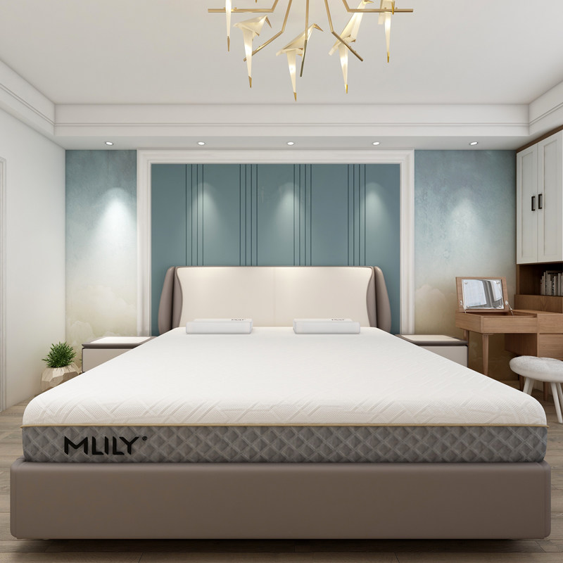 MLILY dream lily импортировала первый слой воловьей кожи из дышащей и прочной древесины лиственницы, устойчивую кожаную кровать Fanghua