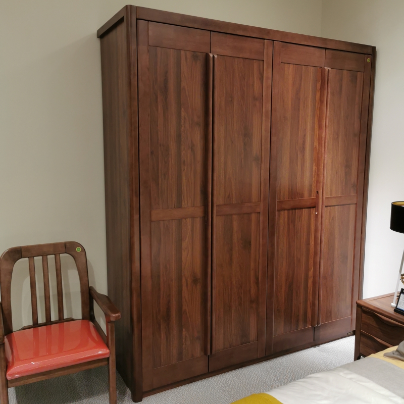 Quanyou four-door wardrobe Norwegian Forest 61001-1 brand model Health industry is worthy of your trust