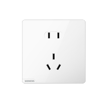 Siemens socket switch Haocai panel type 86 household concealed switch with five-hole socket Yabai