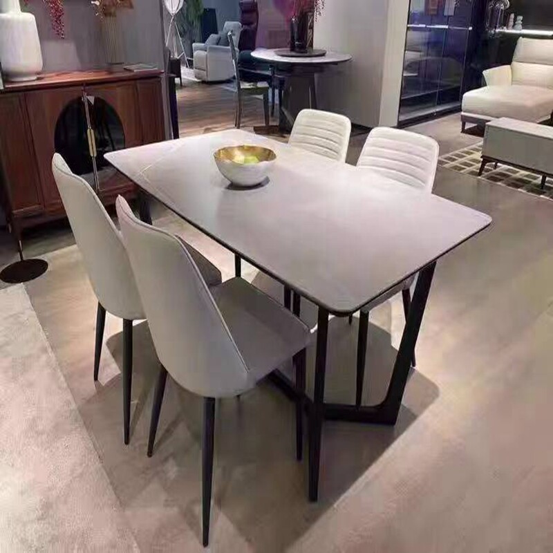 Gu Jiabuyi Dining Table Dining Chair Fashion Minima Light Luxury Modern One Table Four Chairs PT075T PTBY616Y