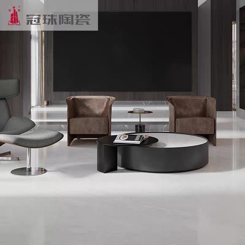 Crown beads large board 750*1500 Casser ash removing aldehyde brick tile stripe living room anti-slip wear-resistant indoor floor