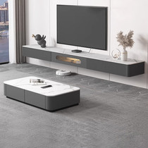 Kaimiao TV cabinet coffee table combination modern Nordic living room small apartment solid wood (20 meters) suspended TV cabinet