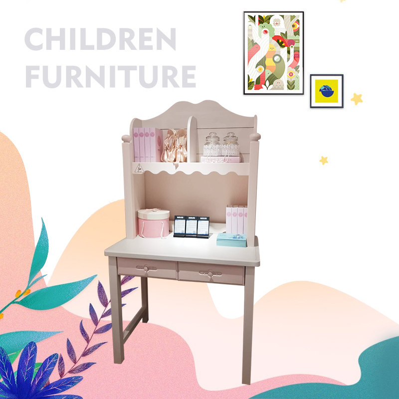 Procastle Desk Bookshelf Girl Brief Yoda Garden American Green Environmentally Friendly No Aldehydes Children's House Innate