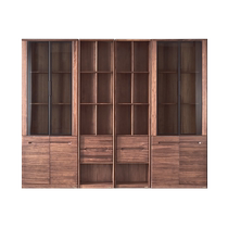 Mofan study ebony solid wood furniture desk chair bookcase leisure sofa leisure several bedroom package combination