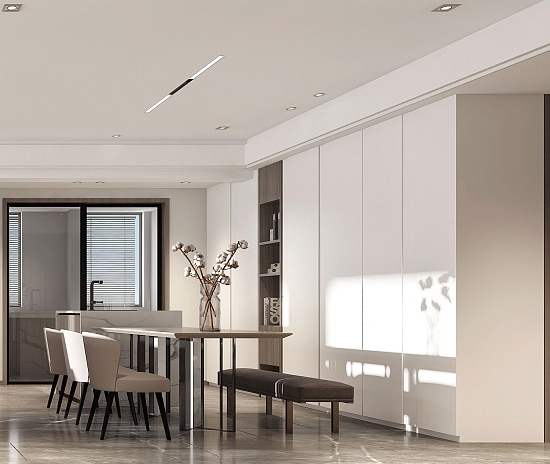 Vinier Modern simple solid wood particle board marble home type living room dining table dining table and chairs combination