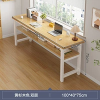 Двойной слой желтой рубашки деревянный цвет 100 см