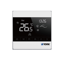 York air conditioning control panel T8200-YUF LCD screen floor heating two-in-one thermostat switch