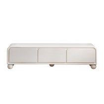 Qiliwu French cream mid-century style TV cabinet living room modern simple light luxury high-end white TV cabinet