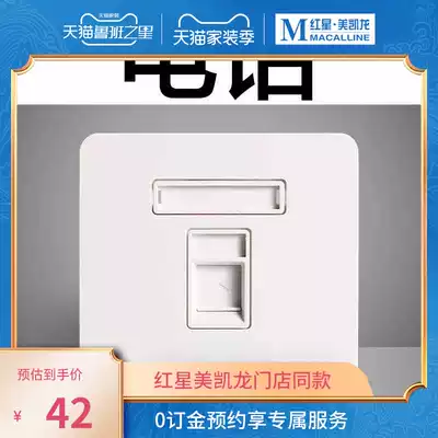 Schneider switch socket panel a single open phone USB socket still mirror porcelain white modern simplicity