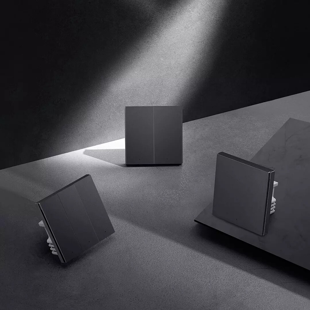 Green Mi Aqara Smart Wall Switch H1 Pro Access to Apple APP Remote Control Zero Fire Three Key Edition