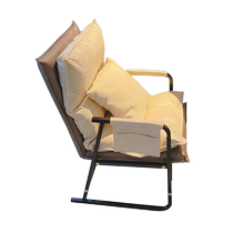 Muluan folding lounge chair home comfortable back chair college dormitory sofa chair office computer chair leisure chair