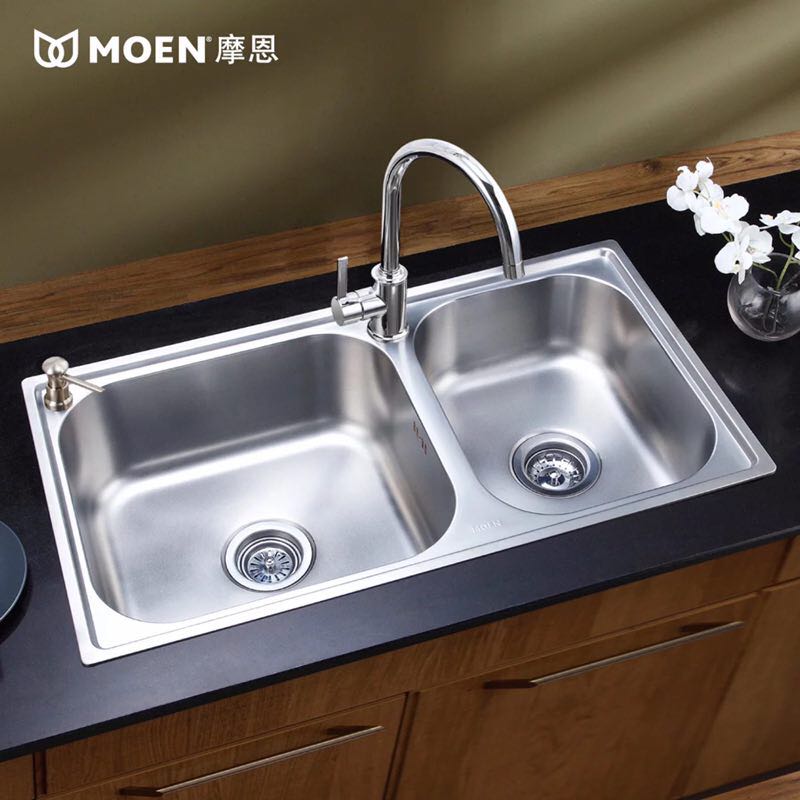 Moen double slot washbasin package Green health environmental protection Modern simple atmosphere Durable hot-selling models