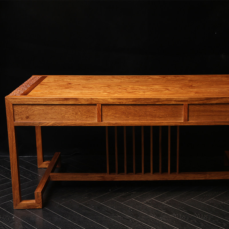 Su pear auspicious Ruyi JSD01 desk Hedgehog Purple Sandalwood Modern New Chinese Book House High Quality Home