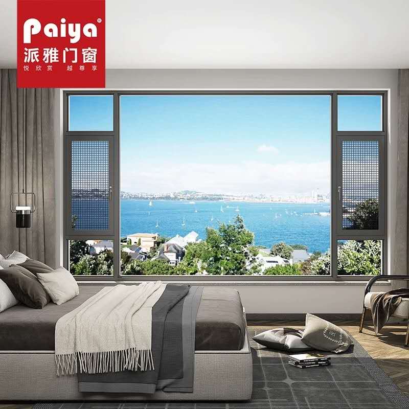 Paya doors and windows Aegean overseas window broken bridge plank window bedroom floor to ceiling glass seal balcony custom series
