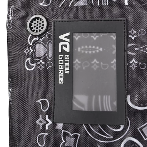 W22 New Ve Paisley может отправлять большую водонепроницаемость и немой хриплой воздушной однократной единичной доски с лыжным пакетом колесного лыжного