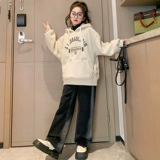 Осенняя весенняя толстовка, весенний флисовый демисезонный детский комплект, подходит для подростков