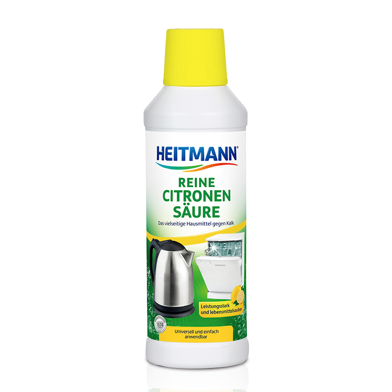 HEITMANN进口食品级柠檬酸除垢剂液体除水垢茶垢电热水壶500ml