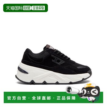 1 hour refundable diesel women's special sports shoes y03565p8107t8013 aw2025 black