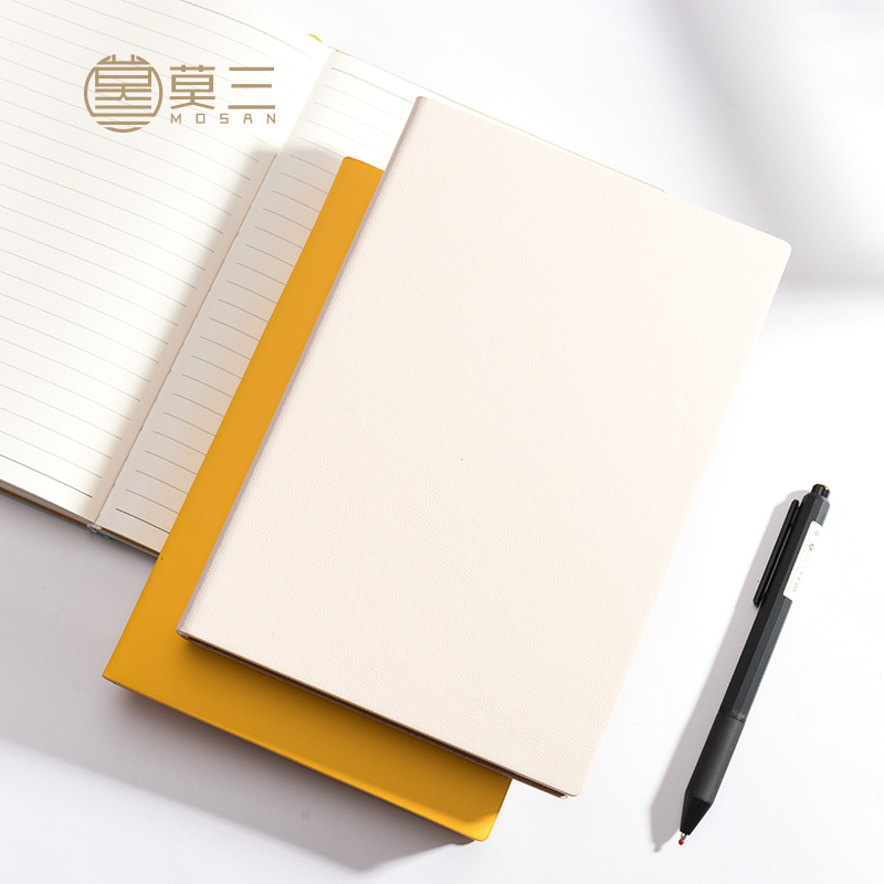 Mo San stationery notebook thickened book Simple diary college students small fresh notepad a5 checkered blank grid creative super thick excerpt book custom can print logo horizontal line book