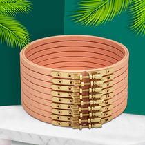 Embroidery hoop bamboo French embroidery frame tools thickened solid wood embroidery handmade cross stitch tools round frame)