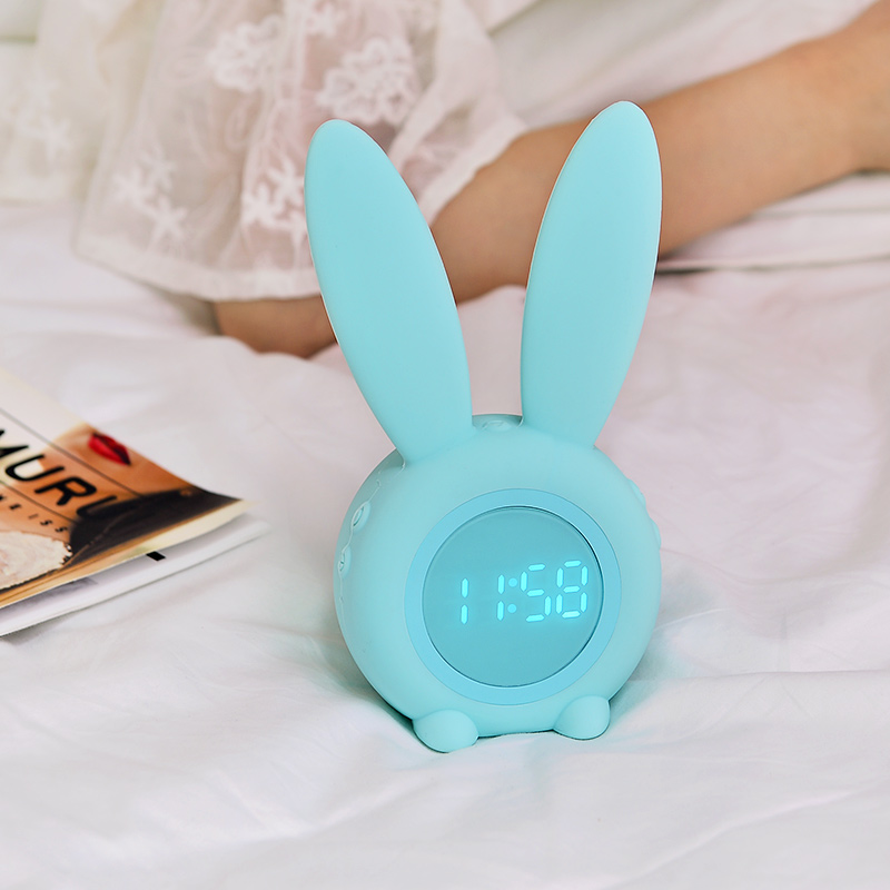 Birthday present small alarm clock multifunction mute bedside luminous student women special cute cartoon alarm bells special for children