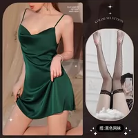 Зеленая сексуальная пижама, эффект подтяжки