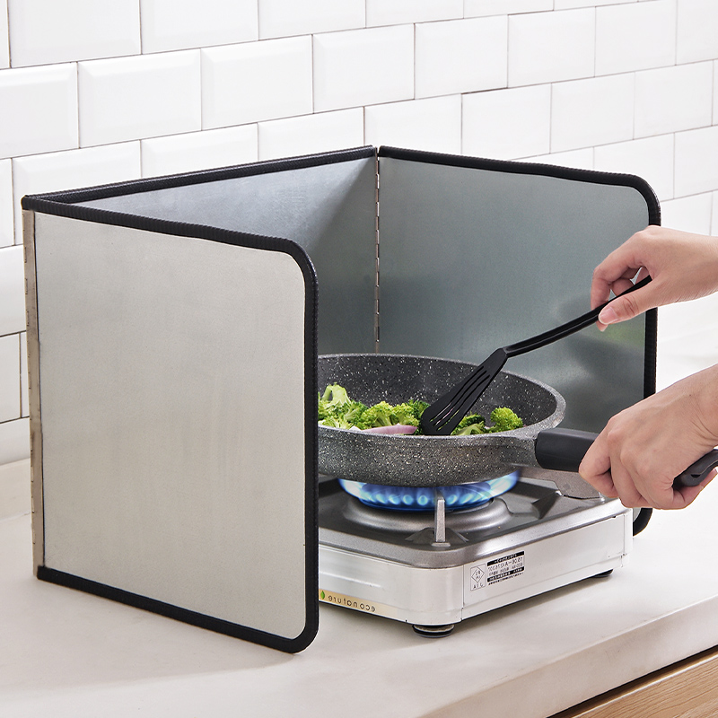 Wok cover Kitchen oil version oil separator Cooking splash-proof oil artifact Magnetic stove household insulation