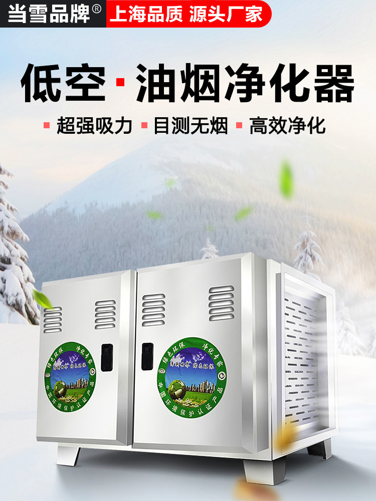 Dangxue low-altitude exhaust fume purifier restaurant restaurant barbecue commercial 6000 air volume smokeless deodorant All
