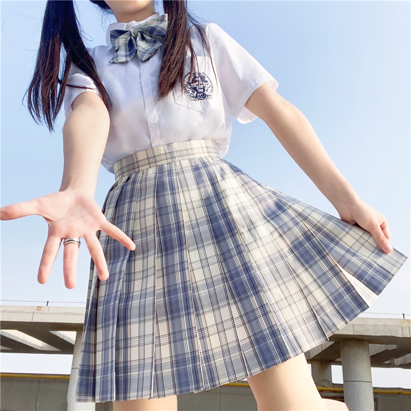 Gentle knife jk suit full set of original students JK uniform dress genuine plexigu dresses female spring summer rabbit dj sheeger dress