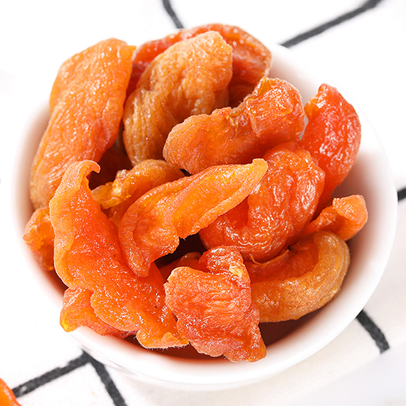 Plum Pavilion Day Style Apricots 330g Canned Non-nuclear Water Fruit Dry Casual Candied Fruit Candied Fruit red snacks wholesale