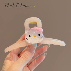 Large Grabber Female 2024 New Kt Cat Hairpin Back Head Hair Shark Clip Korean Popular ins Hair Grab
