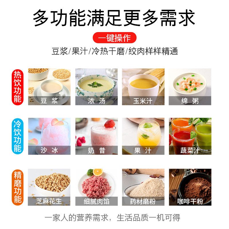 电视购物同款 艾普瑞 全自动破壁料理机 可加热 图2