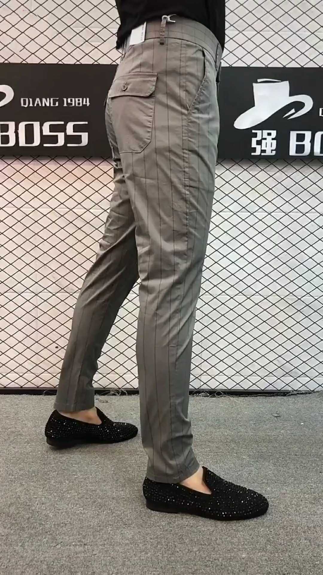 5060 New Pint Men Casual Temperament Fashion Male Trend New Comfort Korean Version Sashimi 100 Hitch Pants