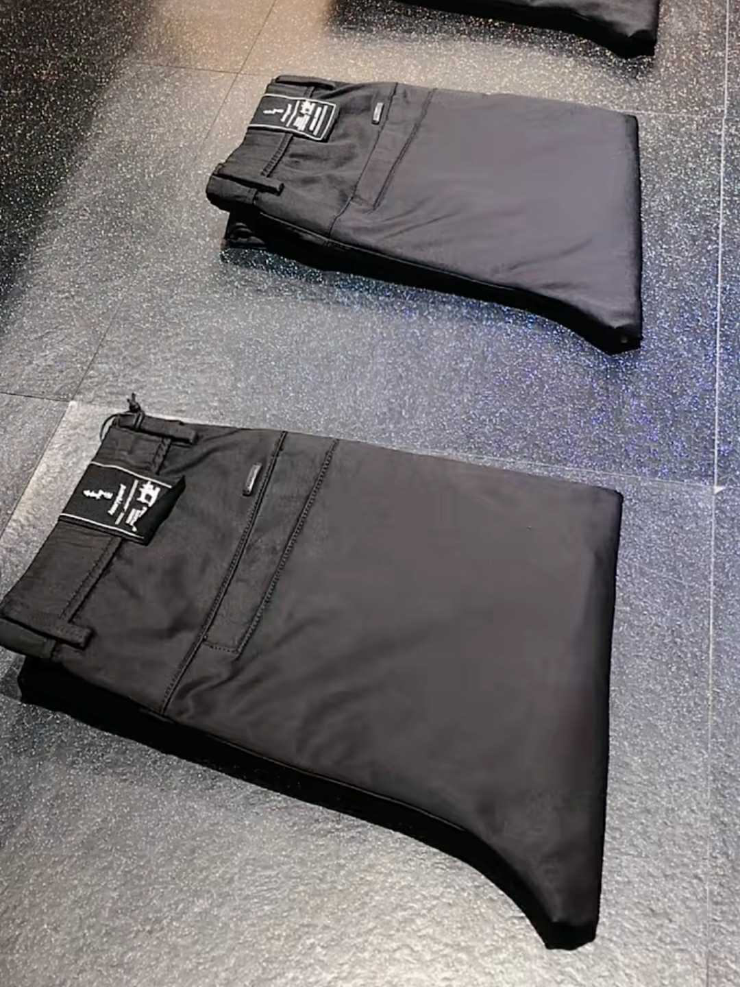 1931 casual pants fashion simple Joker elastic waist temperament pipe pants handsome men's personality fashion trend