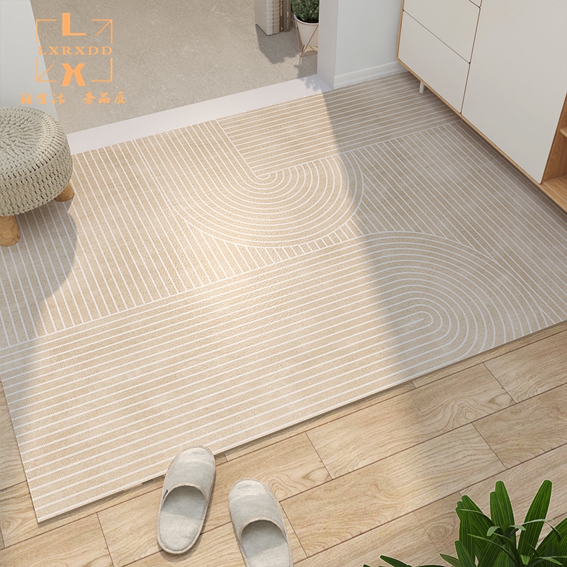 LXRXDD DOOR GROUND MAT ENTRY DOORMAT LIGHT LAVISH AND SCRUB FREE WASHABLE CUT INTO DOOR LEATHER RUG