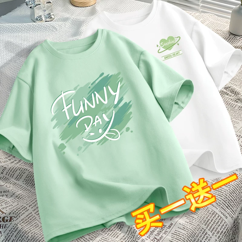 Коротко рукавная футболка, женская летняя одежда 2026 новый Dopamine wear футболка женская летняя топ дизайн нишевая одежда