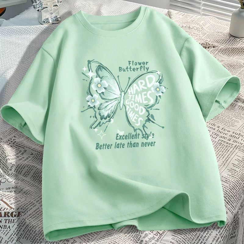 Коротко рукавная футболка, женская летняя одежда 2026 новый Dopamine wear футболка женская летняя топ дизайн нишевая одежда