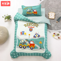 Kindergarten admission bed six sets of core baby children nap bedding three sets of cotton afternoon quilt