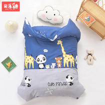 Childrens quilt cover cotton single piece baby quilt cover baby kindergarten quilt cover 1 2 meters 1 5 meters customized parent-child quilt cover