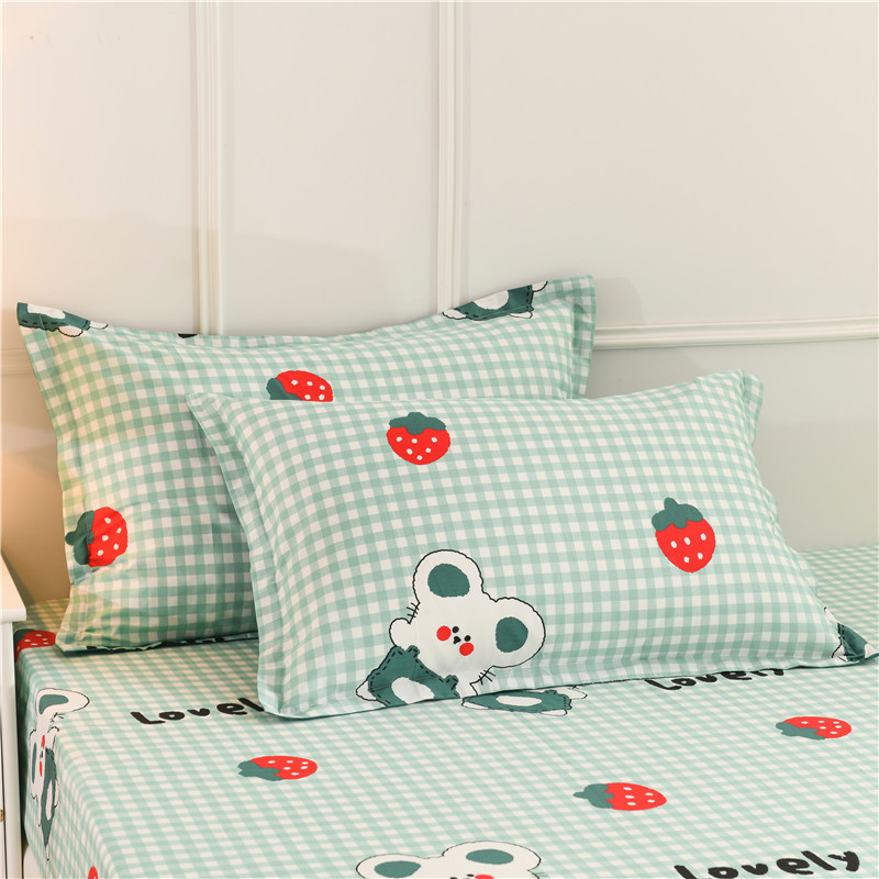 Child pillowcase single piece pure cotton 30 50 baby kindergarten pillowcase full cotton 40 student single pillow towel