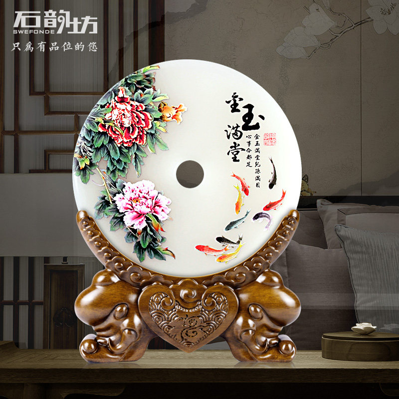Jin Yu Mantang living room art ornaments modern minimalist creative home indoor TV cabinet wine cabinet porch decoration