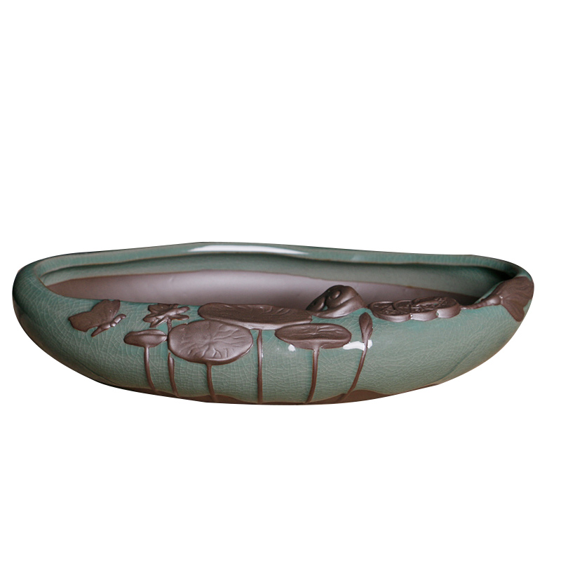 Elder brother up POTS ceramics China creative wind bonsai home rich tree green plant basin of potted plant large, fleshy