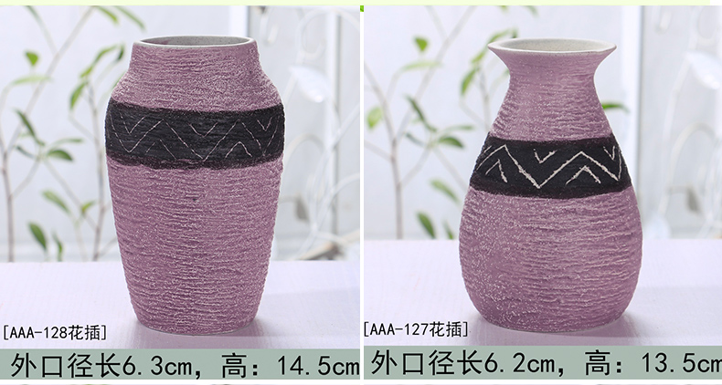 Ceramic POTS restoring ancient ways coarse pottery dried flower water raise the size vases, flower arrangement sitting room place a flower pot special offer a clearance rule