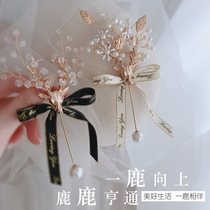 Newly married corsage wedding Moren series European style on the bride and groom high-end creative wedding flower Flower chest dont flower